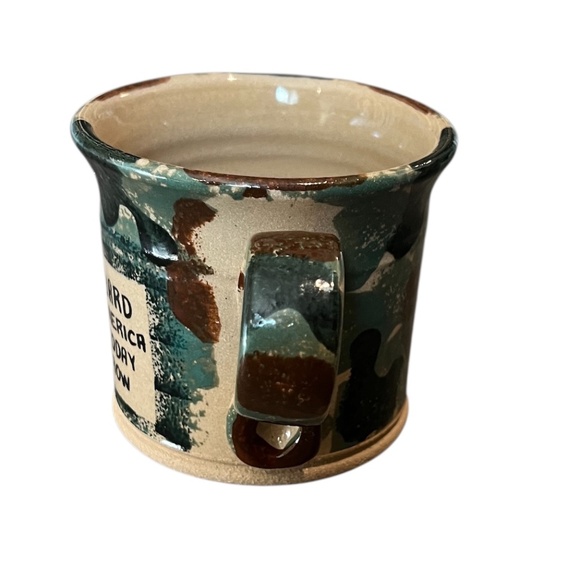 Mill Creek Stoneware Army National Guard Camouflage Mug Coshocton Ohio Patriotic - Picture 4 of 10